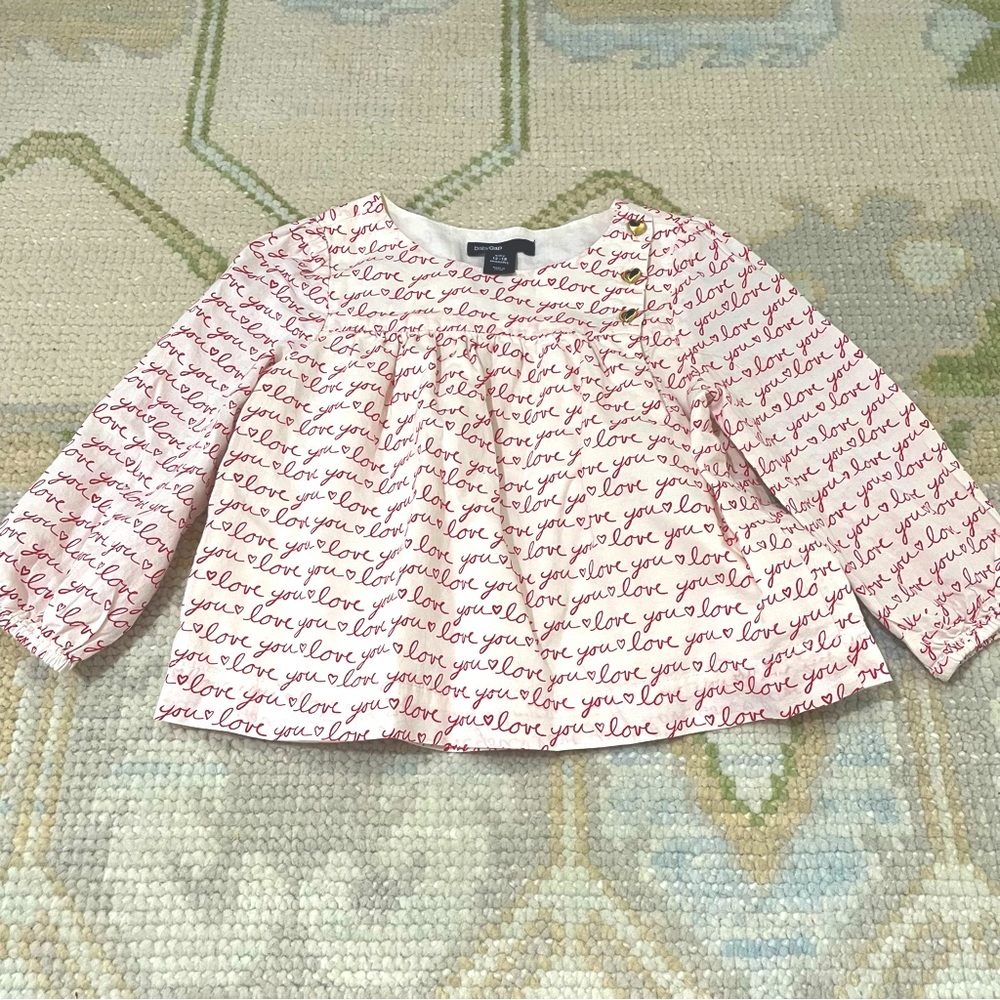 BABY GAP LOVE SHIRT